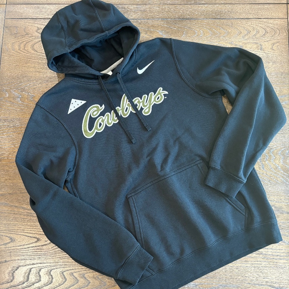 Nike | Oklahoma State University Men's Hoodie | Black | Small